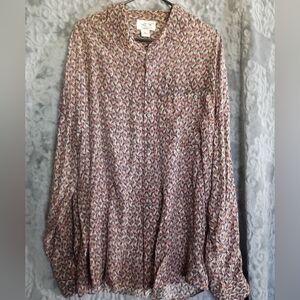 Chiamare 100% Silk Button-Down Shirt